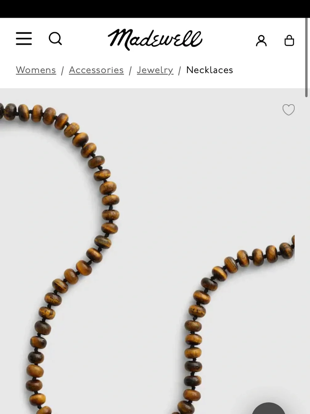 Madewell Semiprecious Beaded Choker Necklace - Picture 2 of 4